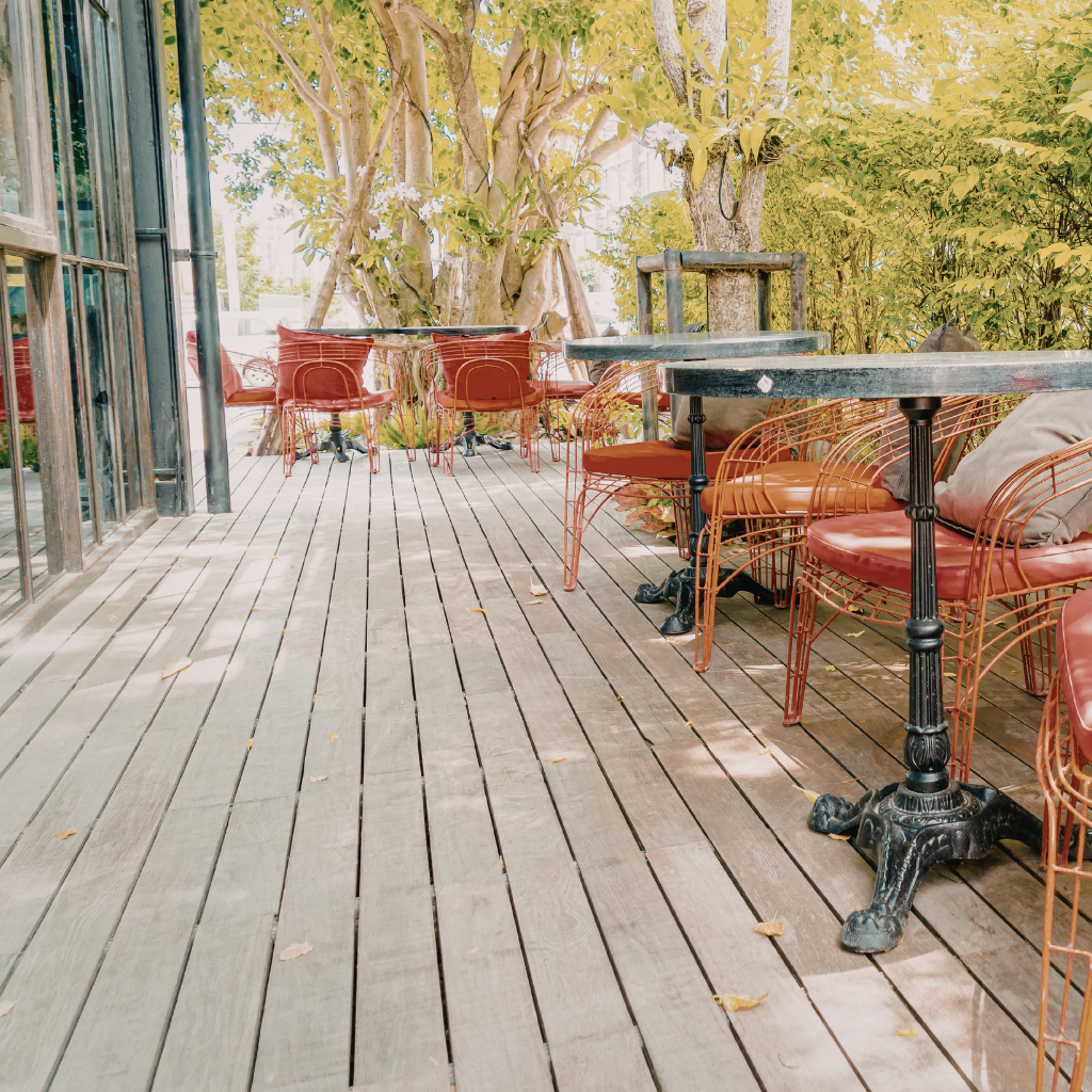 New Decked Patios in Helsby